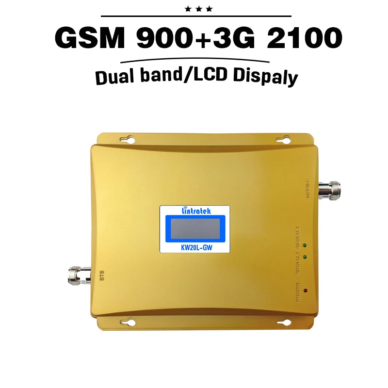 ЖК-дисплей 2G 3g повторитель GSM WCDMA усилитель сигнала мобильного телефона