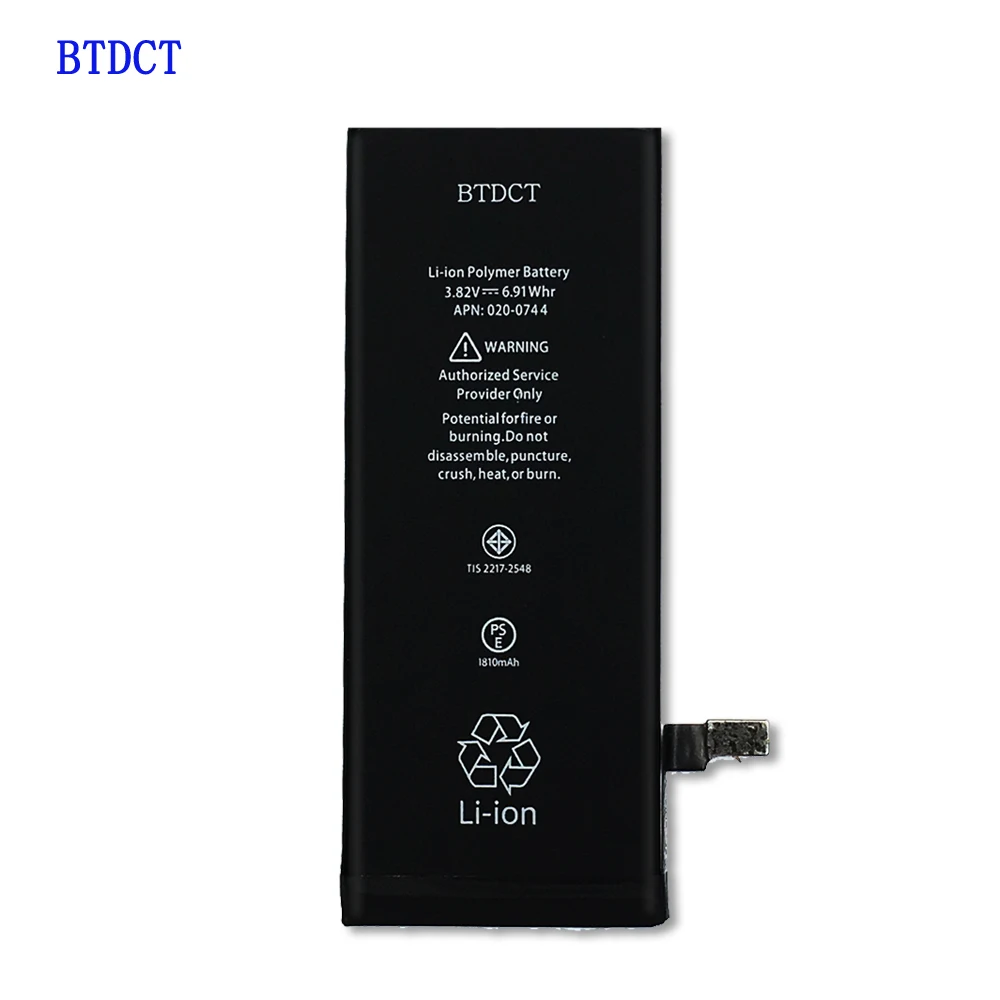 BTDCT оригинальный мобильный телефон Батарея для iPhone 6 г Ёмкость 1810 мАч 0 цикл