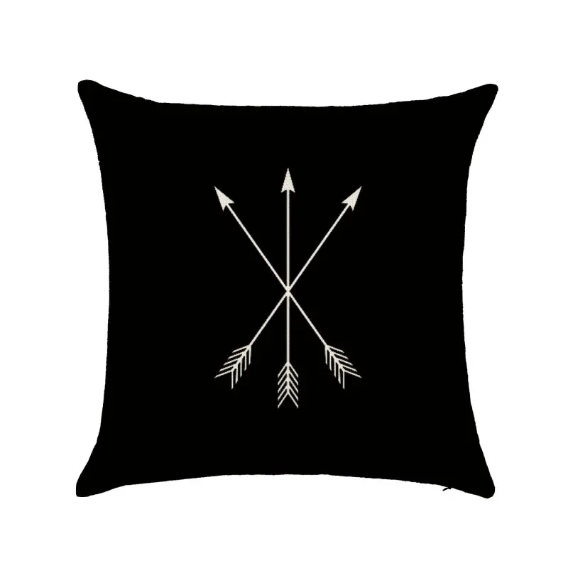 Льняная хлопковая Геометрическая подушка для дома дивана 45x45 см|sofa cushion|sofa