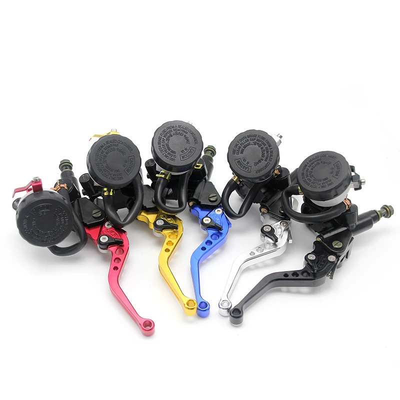 ZS Racing Универсальный CNC 7/8 &quot22 мм красный мотоцикл сцепные рычаги Главный цилиндр