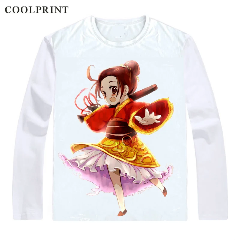 Мужская Винтажная Футболка Coolprint с длинным рукавом футболка принтом китайских