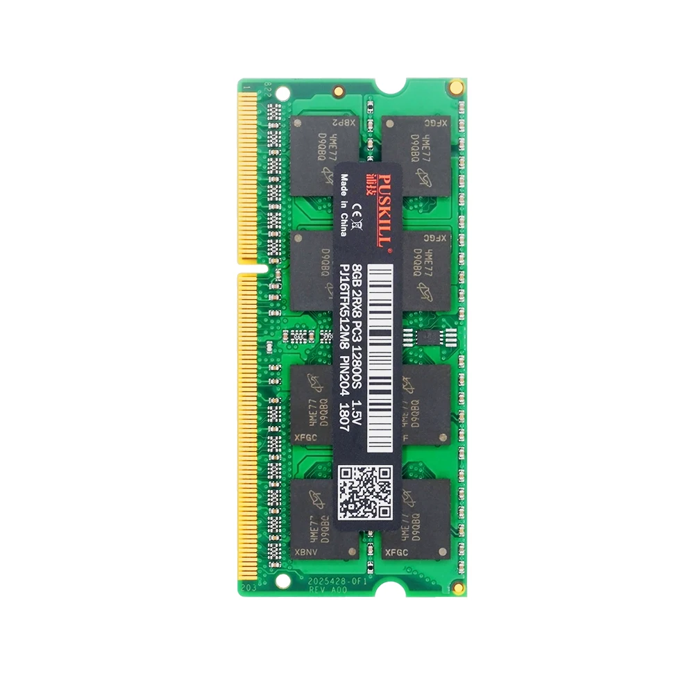 Память ноутбука DDR3 8 Гб 1600 МГц PC3 204Pin 1,5 V без ecc ram
