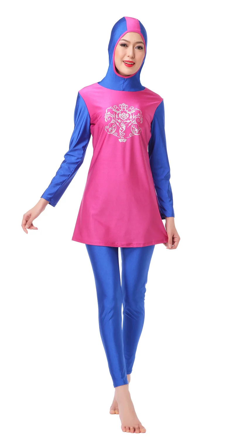 Muslim Ladies' Full Coverage Modest Swimwear Islamic Swimsuit Hijab Swimsuits Bathing Suits XX-392 | Спорт и развлечения