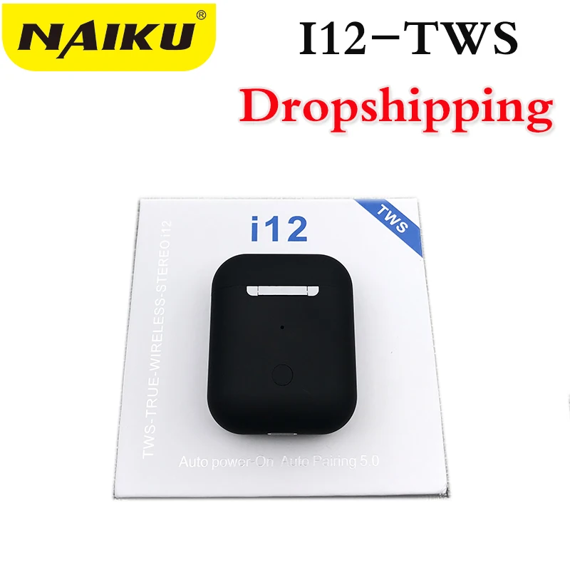 Прямая поставка мини i12 TWS Bluetooth 5 0 наушники спортивные настоящие беспроводные