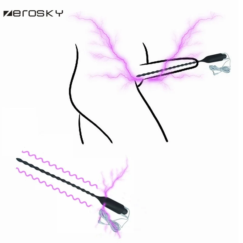 Super Long Silicone Urethral Plug Penis Inserts Sounding Rod Vibrating Sound Dilators Sex Toys For Men Zerosky | Красота и здоровье