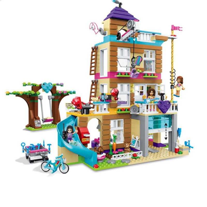 10859 серия 730 шт. для девочек набор дома дружбы совместимые Legoings Строительные блоки