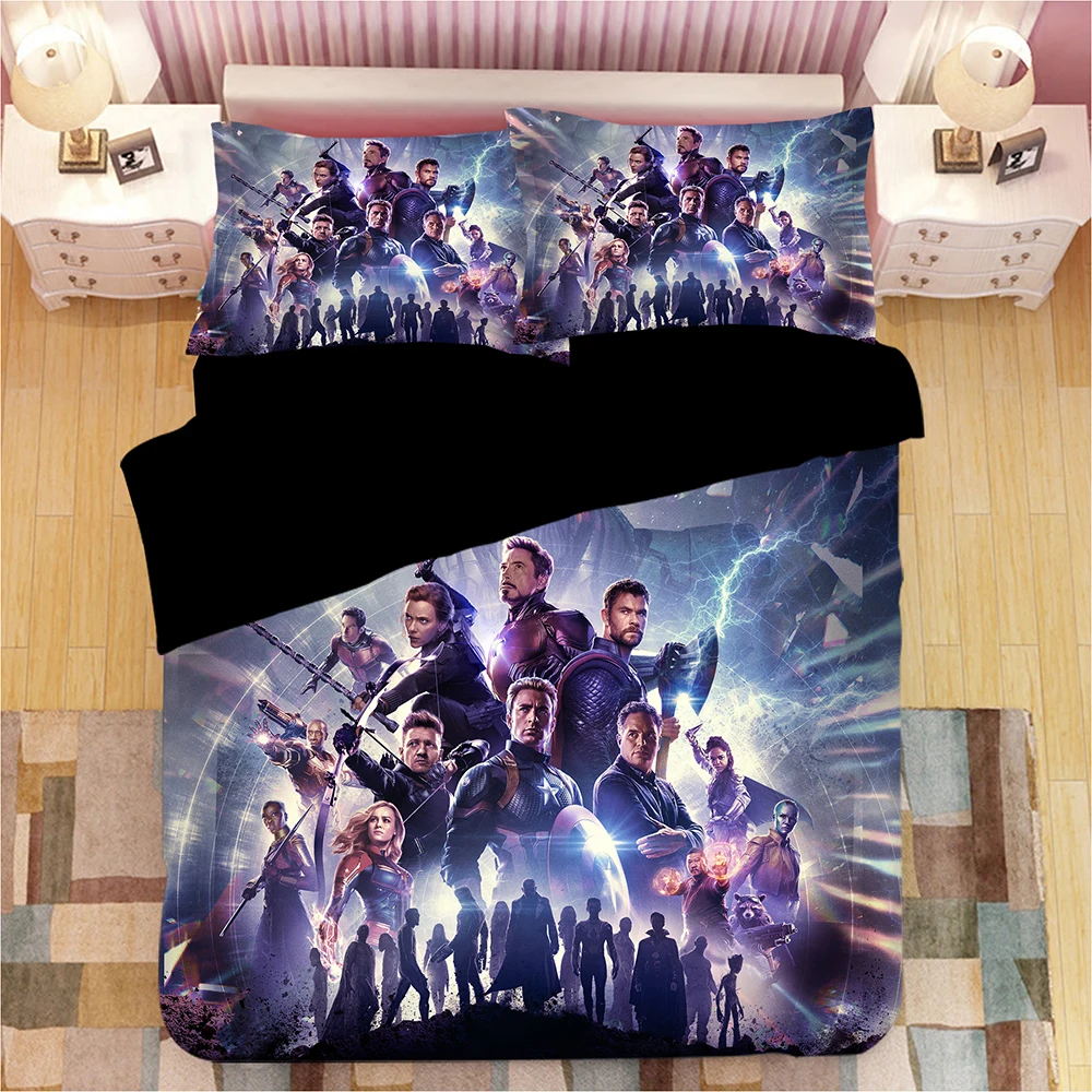 Комплект постельного белья Disney marvel для детей декор кровати одноразмерные