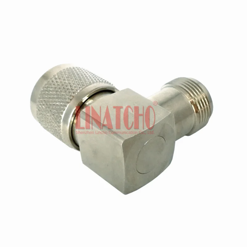 

good quality 50ohm coaxial brass 90 degree right angle n connector n male to n female adapter