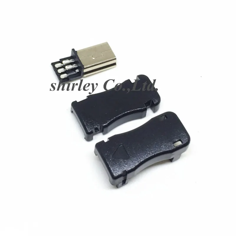 10 шт. сделай сам Micro USB 5 P 5-контактный T-порт Штекерный разъем комплект коннекторов