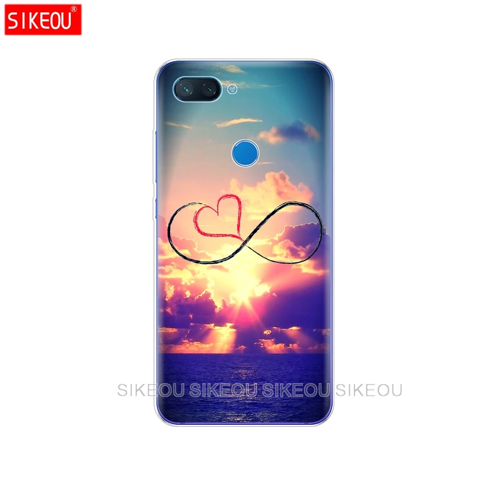 51722 Силиконовый чехол для Xiaomi Mi 8 LITE, чехол 6,26 дюйма, мягкий чехол для Xiaomi Mi 8 lite funda full 360, защитная Противоударная сумка - Цвет: 51722