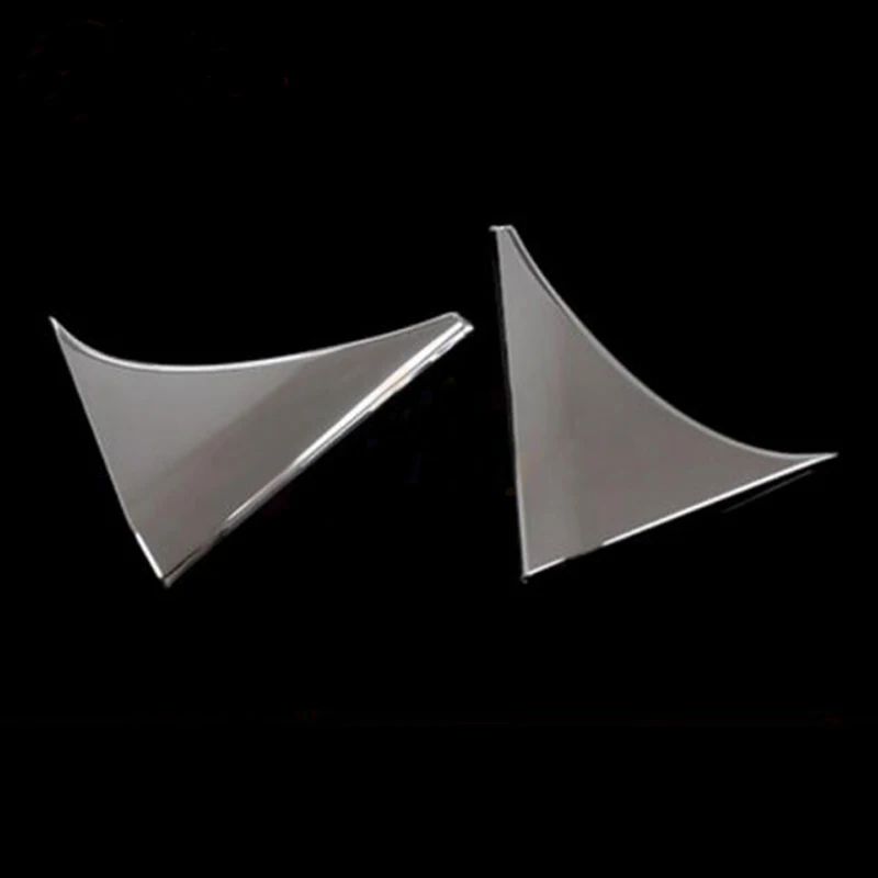2Pcs/Set ABS Chrome Rear Tail Window Windshield Side Triangle Trim Sticker Fit For Nissan Qashqai 2014 2015 2016 Accessories | Автомобили