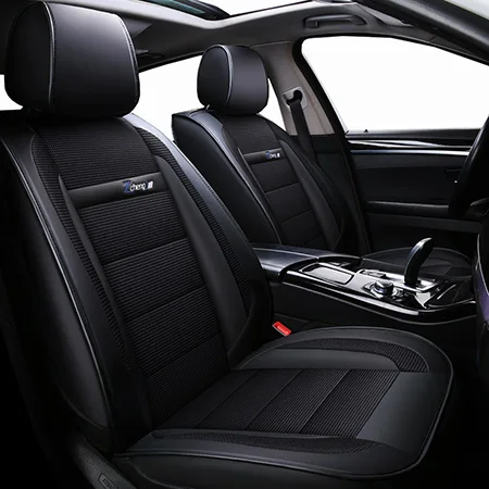 Black Standard Комплект универсальных чехлов для автомобильных сидений для chevrolet Sonic пригородный Тахо трекер trailblazer траверс trax вольт - Название цвета: Black Standard