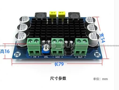 DC 12 V 24 100 W TPA3116DA моно канал Цифровой усилитель звука доска|audio amplifier board|dc dcdigital board |