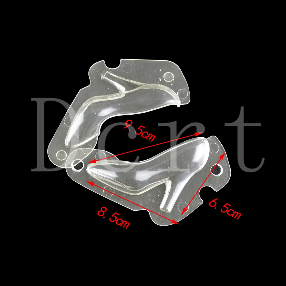 Мини размер 3d форма для шоколада на высоком каблуке с клипсами DIY формы помадки