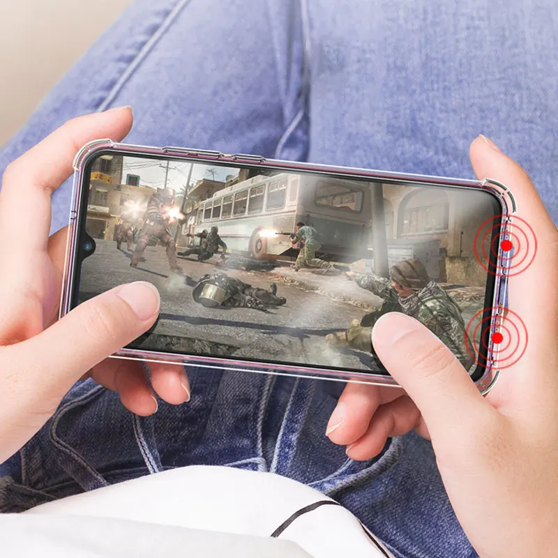 Для Xiaomi Redmi Note 7 Чехол Силиконовый противоударный 8 6 5 Pro 6A 8A 8t 9se прозрачный