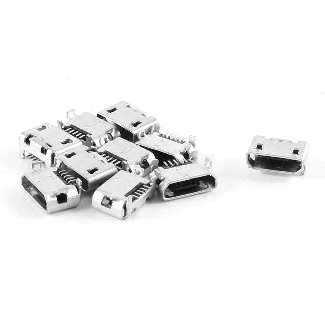 

Горячие 10 шт. Тип B Micro USB Женский 5 Pin разъем порта разъем запасные части