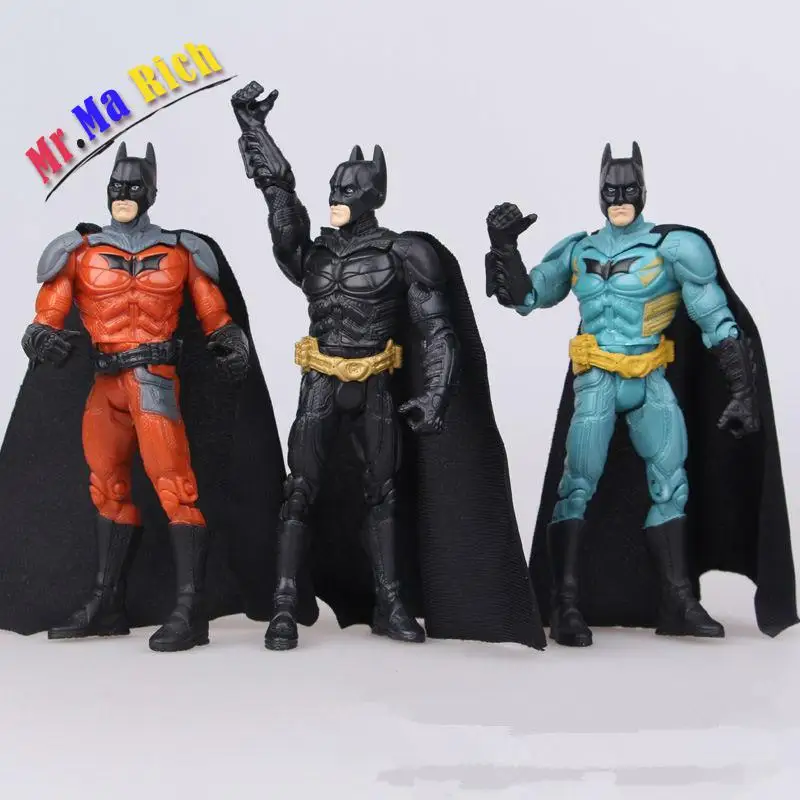 3 Pz/lotto Бэтмен Экшн фигурки Giocattoli Pvc Modello Bambole Per I Bambini Migliore Regalo Mobile Articolazione|batman action