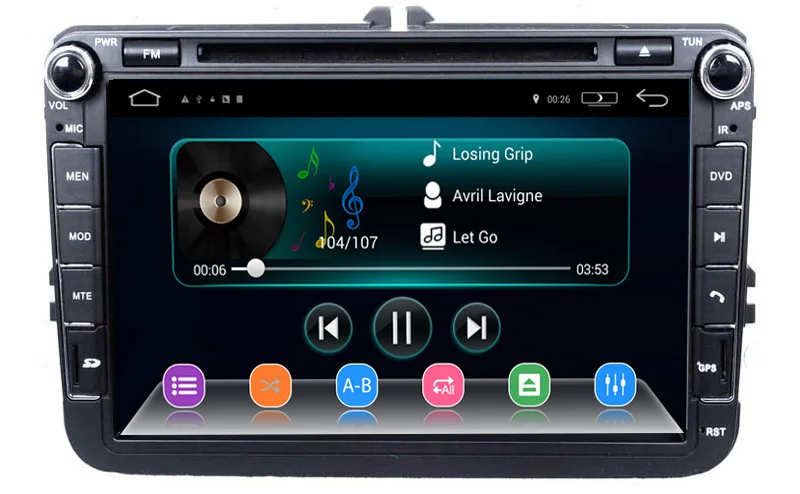 Android 5 1 автомобильная навигация GPS DVD для VW/Volkswagen/Passat/POLO/GOLF/Skoda/Seat с радио BT USB AUX SD MP3