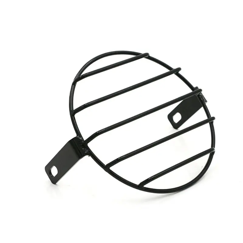 

Hot Motorcyle metal Front Headlight With cover head lamp bracket mask kits Accessories For Harley Honda Shadow CG125 qyh