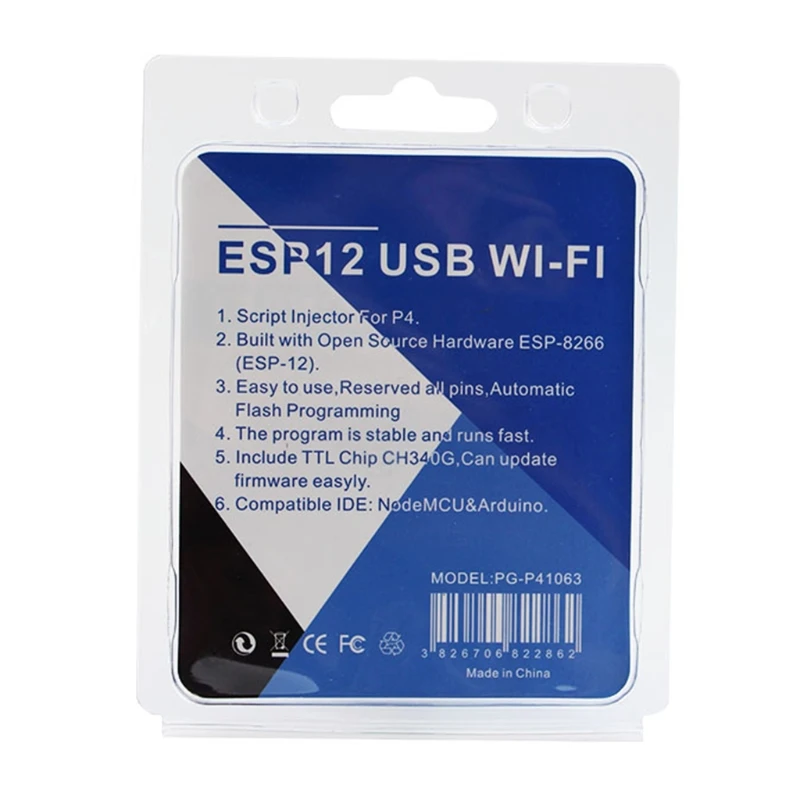 ESP8266 CH340 чип USB беспроводной модуль совместим с Nodemcu Arduino PS4 WiFi