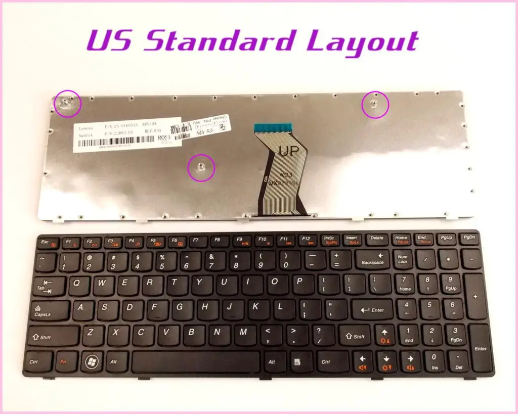 Новая клавиатура для Lenovo Z570 V570 B570 B570A B570G B575 V570C Z575 B570EA B575E ноутбук/ноутбук|lenovo b570