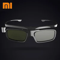 xiaomi rechargeable battery dlp link active shutter 3d glasses lightweight stereoscopic glasses for tv projector home theater