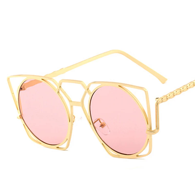 SO &amp EI классические солнцезащитные очки &quotкошачий глаз&quot с полой оправой из