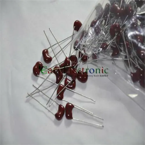 Оптовая продажа 200 шт. новые серебряные Слюдяные Конденсаторы с длинным свинцом