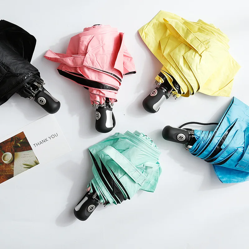 Новинка 2017 года полностью автоматический зонт Мини карманный зонтик качество