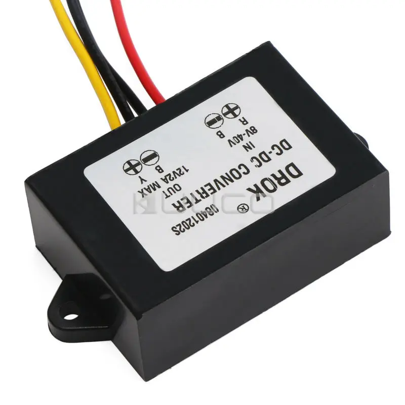 Модуль электропитания автомобиля DC 12V/24V(8V ~ 40V) to 12V 2A 24W автоматический