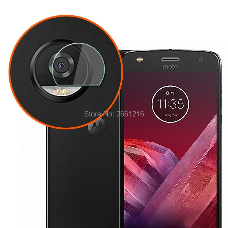 2 шт. для Motorola Moto Z Z2 Droid Play Force прозрачное мягкое волокно закаленное стекло задней