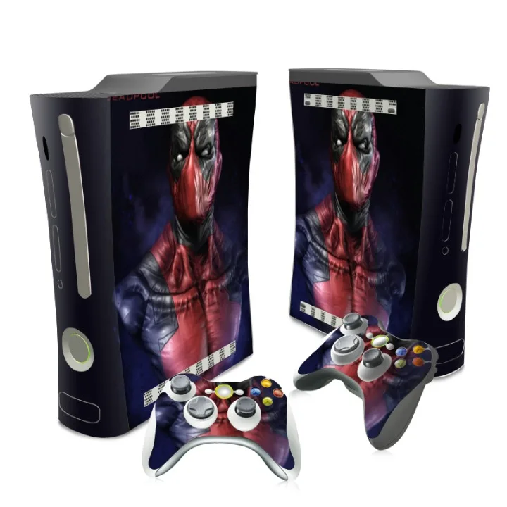 TN-XB360-1081 Дизайн Дэдпул виниловая наклейка кожа Наклейка Обложка для Xbox 360 жирная консоль контроллер - Цвет: TN-XB360-1081