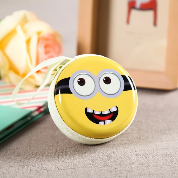 5 шт. сумка для наушников на молнии с мультяшным рисунком кошелек защитных