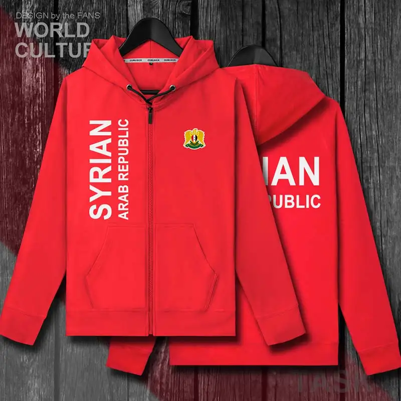 20zipper-red-thin SYR арабский мужской худи из флиса, Зимние трикотажные мужские куртки и пальто, спортивный костюм, одежда nation - Цвет: 20zipper-red-thin