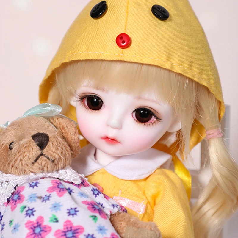 

Full Set 1/6 BJD Doll BJD/SD Cute Cream Joint Doll Lovely Resin Doll With Eyes For Baby Girl Birthday Gift