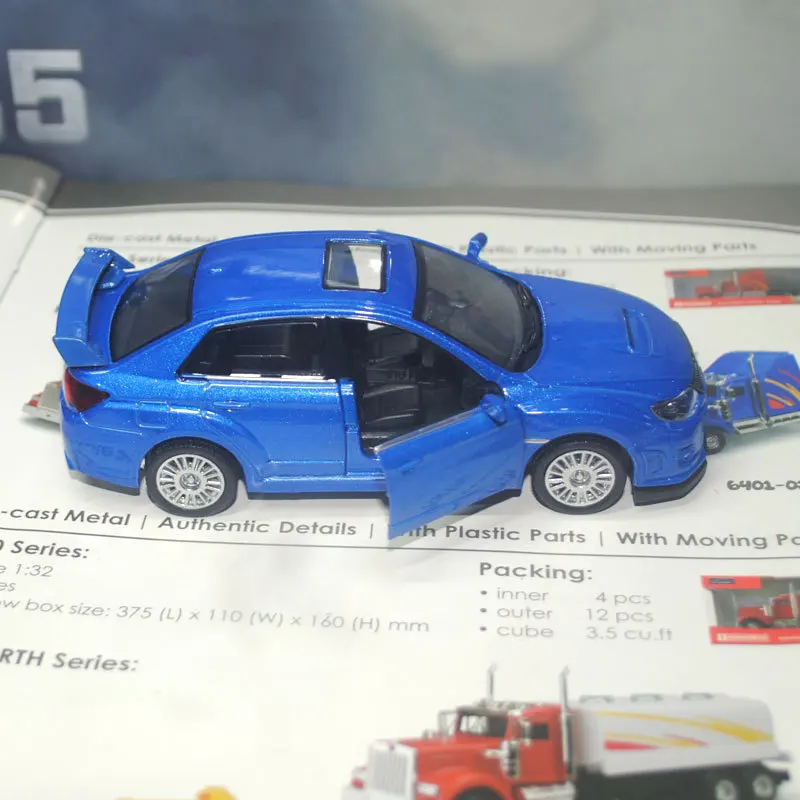 UNI 1/36 масштаб оттягивающийся автомобиль игрушки SUBARU Wrx sti литья под давлением металлическая модель автомобиля игрушка для подарка/детей/коллекции