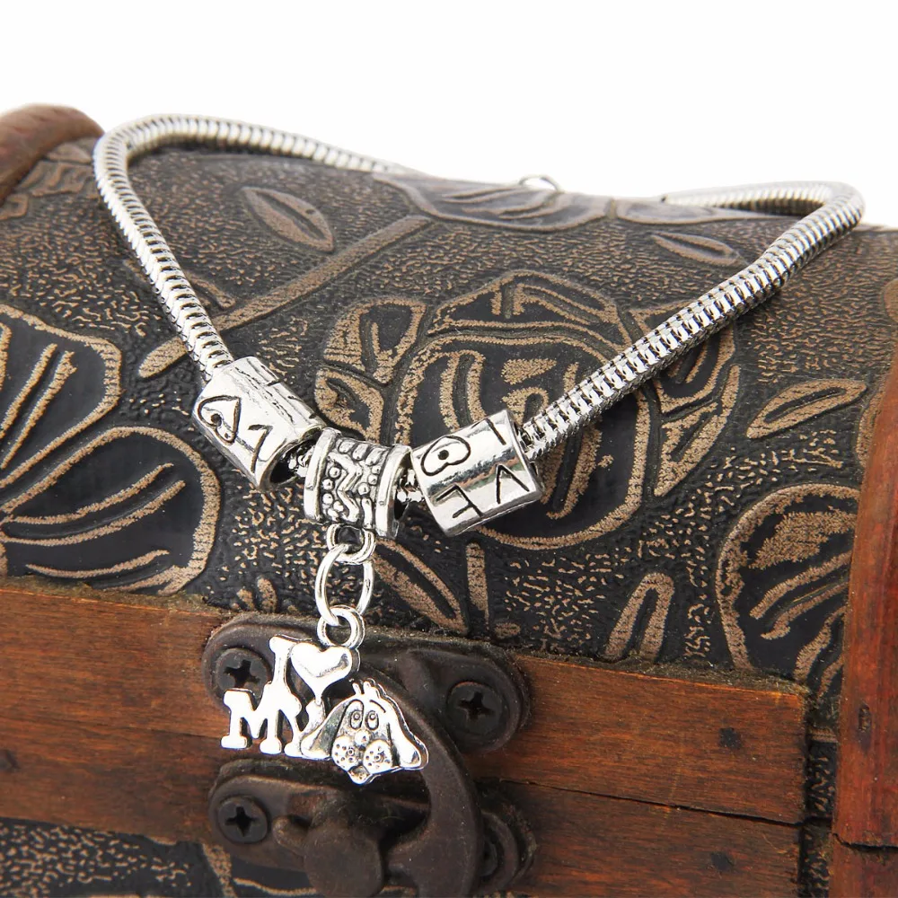 Бусины в виде животных подарки на день рождения ювелирные изделия браслет для