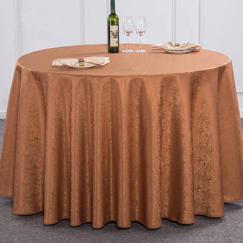 

Solid Color Polyester Fabric Round Table Square White Table Cover for Dining and Living Room Kitchen Cloth Wedding Party Booth
