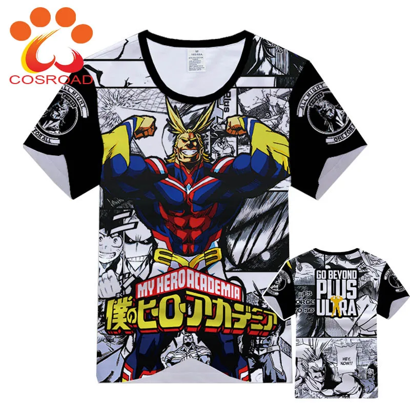 Cosroad Boku No My Hero academic футболка для косплея Midoriya Izuku костюмы мужчин и женщин с