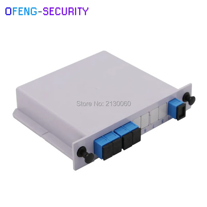 SC UPC PLC 1X4 Сплиттер Волоконно оптический ящик FTTH сплиттер коробка с плоский