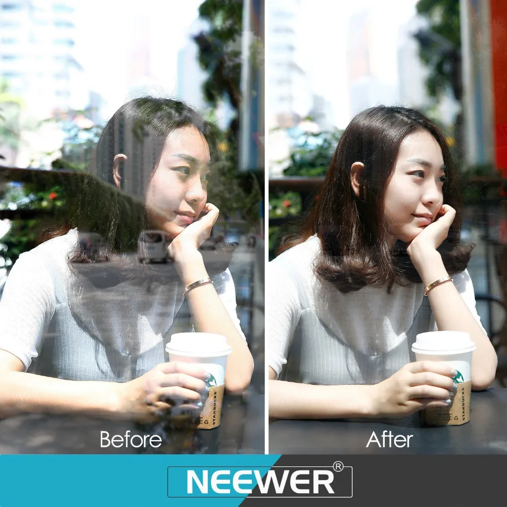 Neewer 49 мм CPL круговой поляризационный фильтр с многослойным покрытием + Ткань для