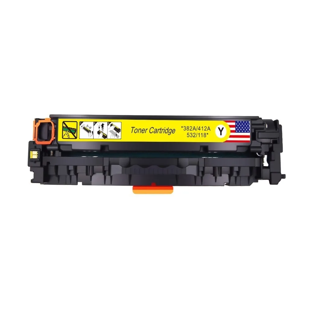 Тонер Королевство 5 шт. CE410-CE413A 305A тонер-картридж для HP LaserJet Pro 300 Color M351a M375 M475 M451