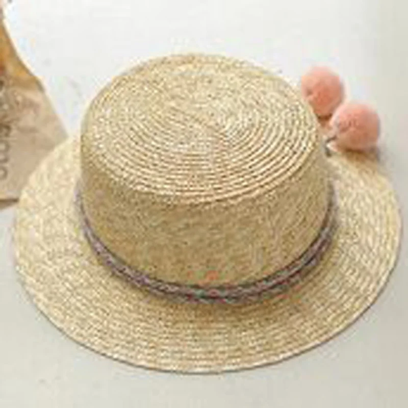 XEONGKVI 2017 New South Korea Color Of Rope lovely Ball Fedoras Hats Summer Women Straw Hat Size 54-56cm 3 Colors | Аксессуары для