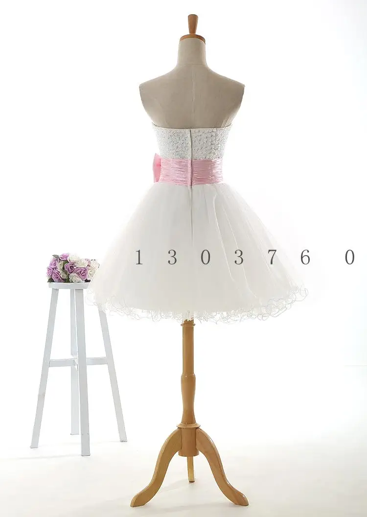 Женское ТРАПЕЦИЕВИДНОЕ свадебное платье короткое ПЛАТЬЕ ИЗ ТЮЛЯ без рукавов на