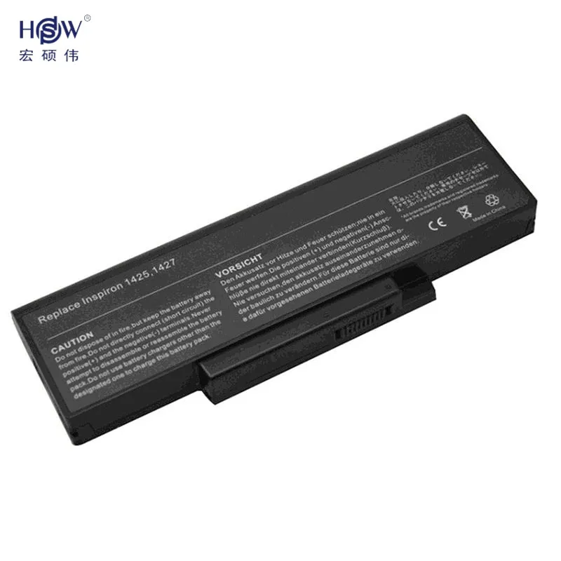HSW НОВЫЙ 7800mAh Аккумулятор для ноутбука BATEL80L6 906C5050F 908C3500F BATFL91L6 Dell inspiron 1425 1426 1427 bateria