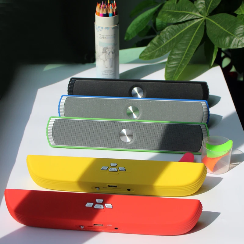 Портативная беспроводная Bluetooth Колонка Maiha мини стерео аудио звук с микрофоном