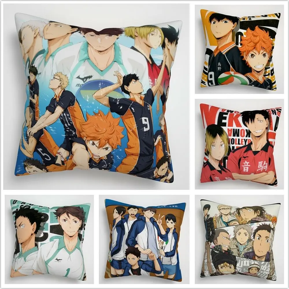 Аниме Манга Haikyuu! Подушка Haikyuu чехол подушка для дома/кровати/дивана/автомобиля