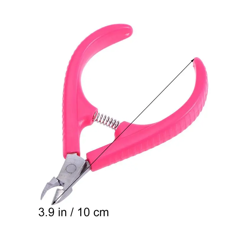 Кусачки для маникюра из нержавеющей стали кусачки (розовый)|Ножницы| |