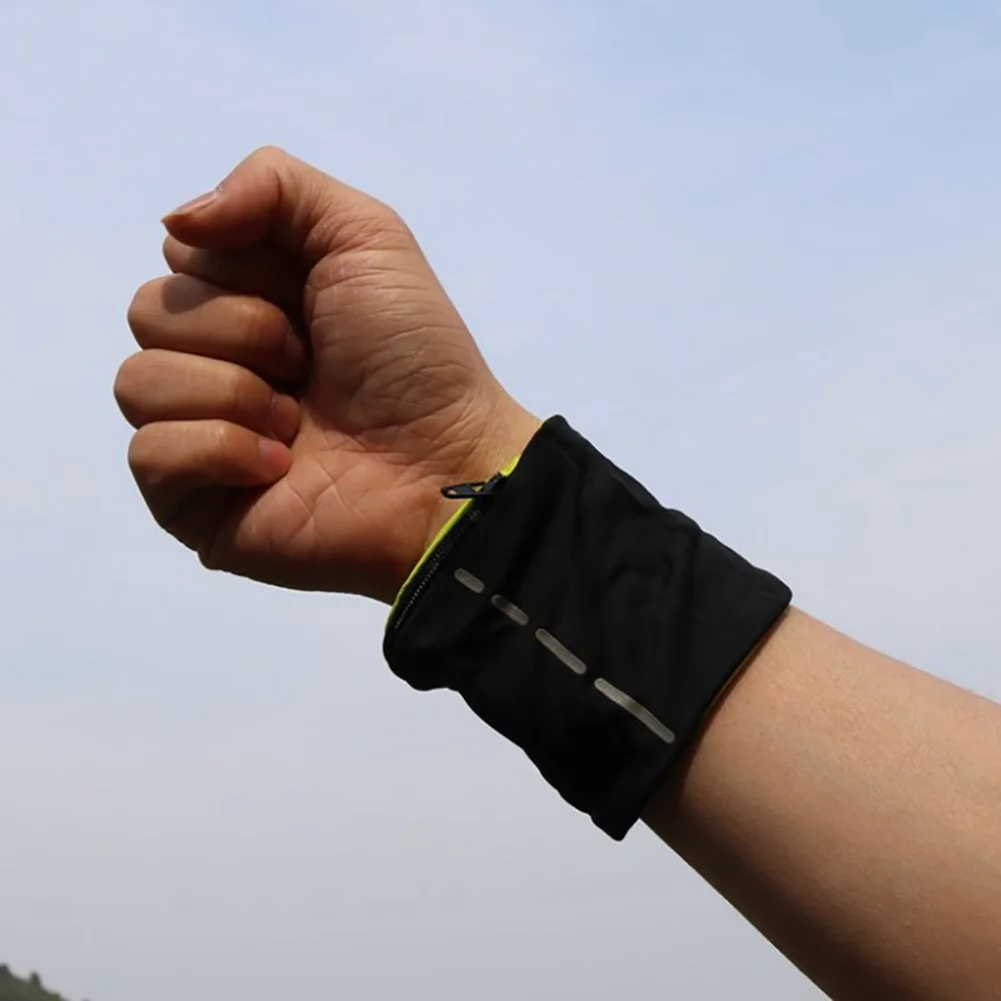 Волейбол бадминтон поддержка запястья ремни для сумок Sweatband эластичная молния