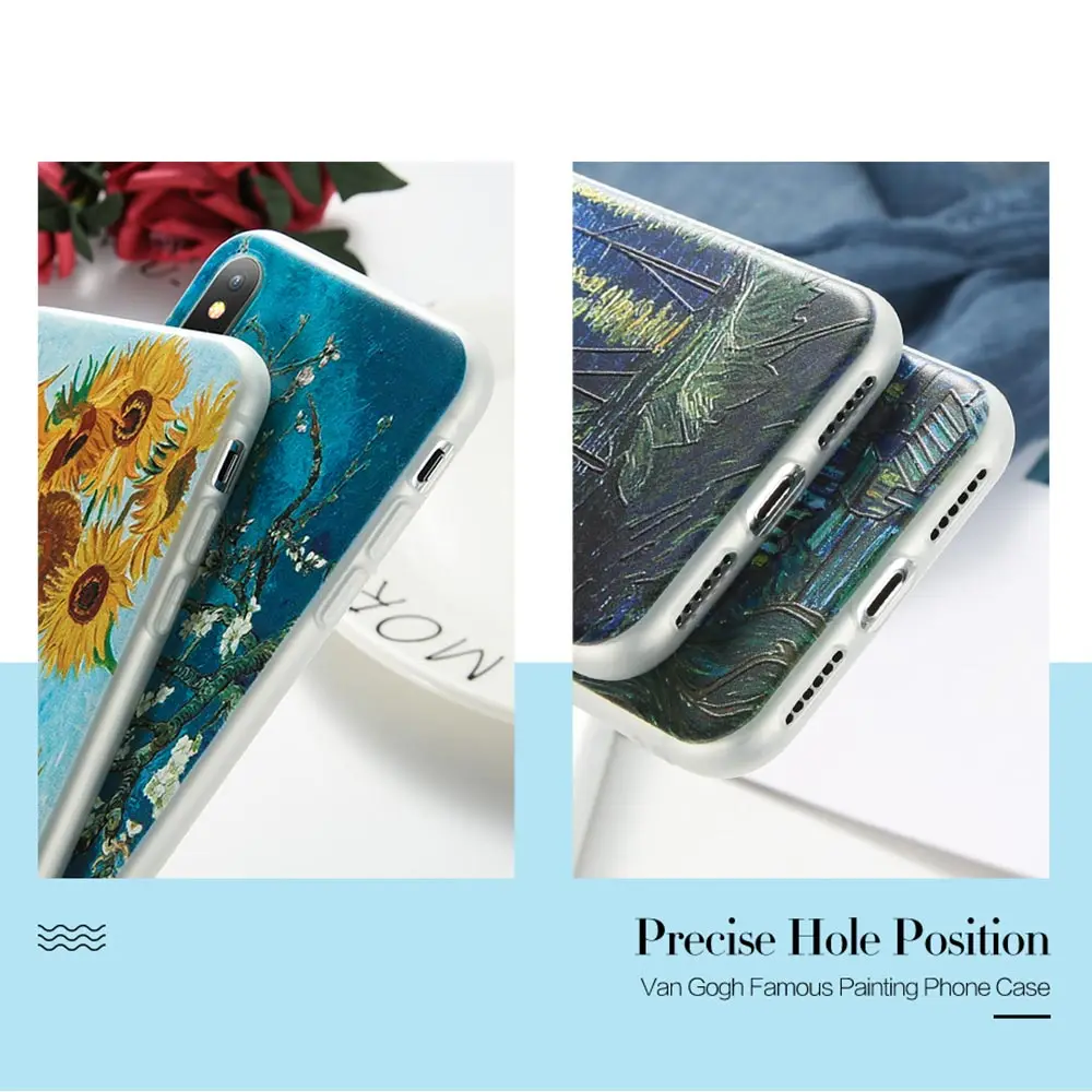 KISSCASE чехол для телефона с рисунком &quotКартина маслом&quot Samsung Galaxy S8 S9 Plus Note 9 8 мягкий